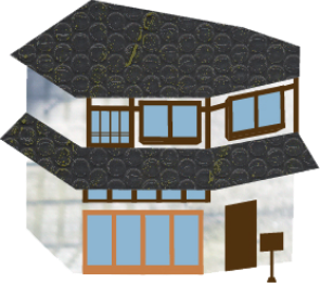 カフェ内川六角堂のイラスト